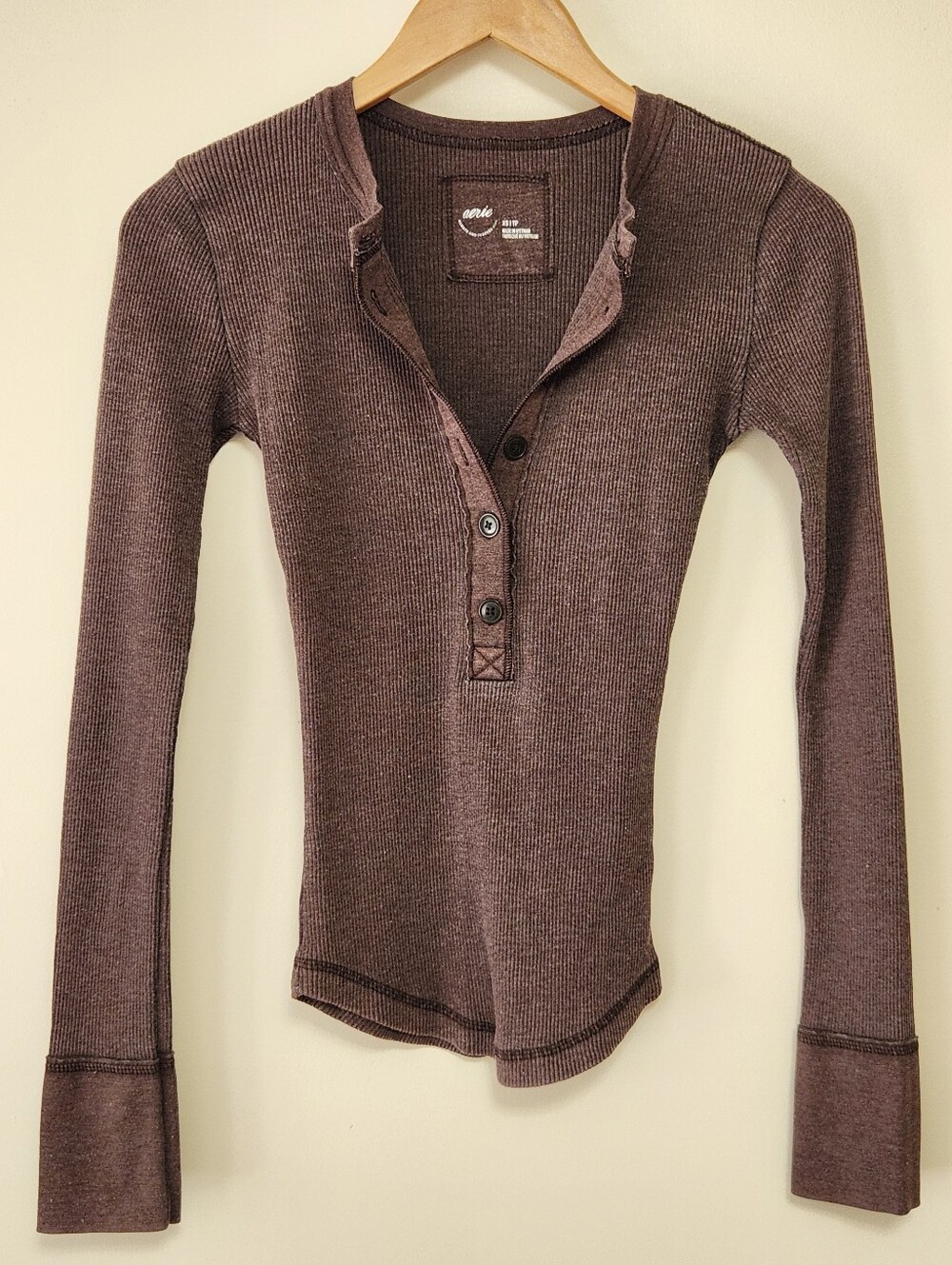 Aerie Henley Essential Layering T-Shirt - XS